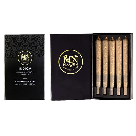 KB - MAVEN - INDOOR PREROLL MULTIPACK - BLACK LOTUS - 2.5G