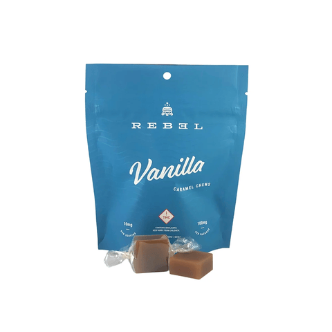 Rebel|Vanilla|Caramel Chews|100mg