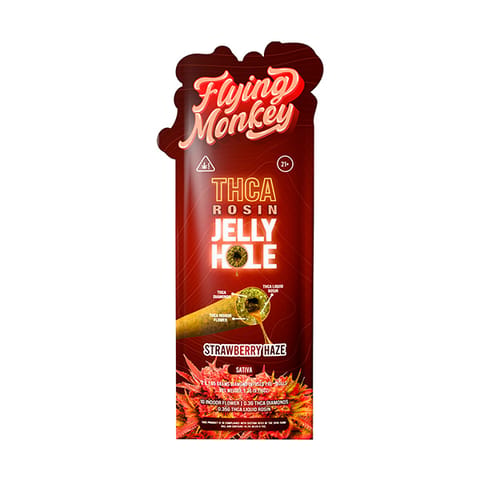Flying Monkey Rosin Jelly Hole Prerolls 2 PK - Strawberry Haze