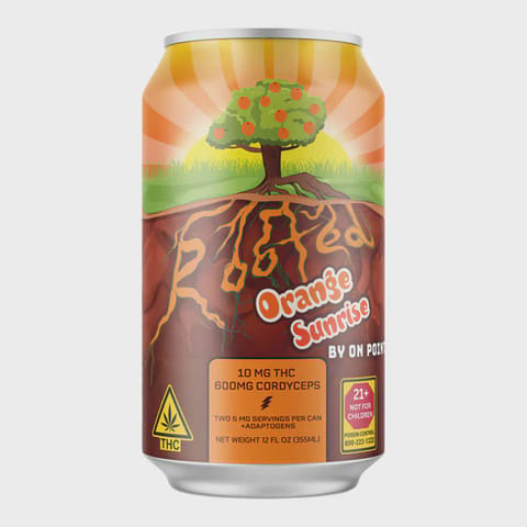 On Point Orange Sunrise 10 MG THC + 600 MG Cordyceps