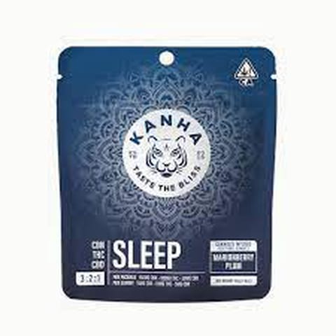 Kanha | Sleep Marionberry Plum (I) 3:2:1 | 15mg CBN / 10mg THC / 5mg CBD x 10 Gummies