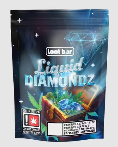 Loot Bar Sour Flower Liquid Diamond 2g Disposable (Lighthouse)
