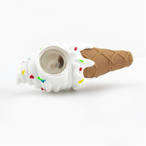 LuvBuds | Ice Cream Cone Silicone Pipe