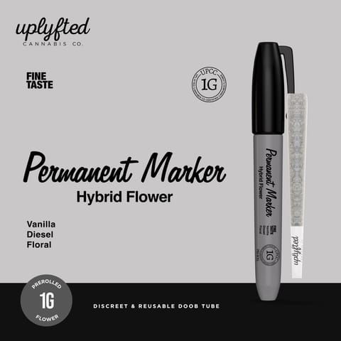 Permanent Marker | 1g Pre-roll | Indoor A-Nug Flower | No Shake or Trim
