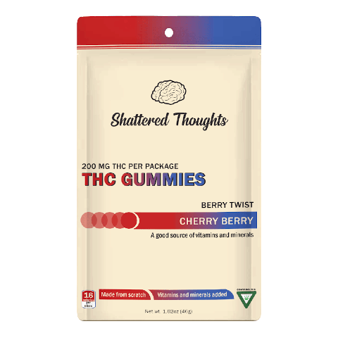 Cherry Berry 200mg Gummies | Shattered Thoughts