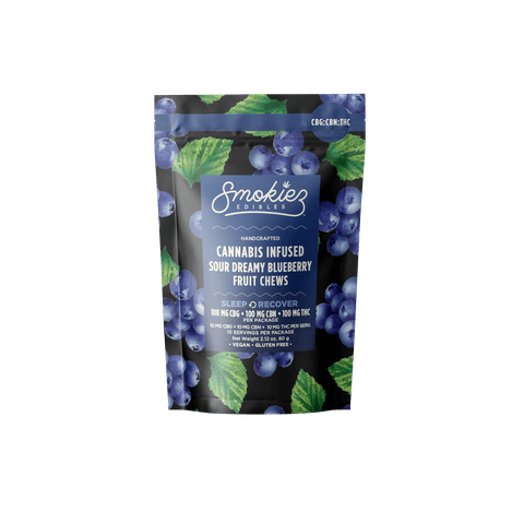 Smokiez - Sour Dreamy Blueberry CBG:CBN:THC
