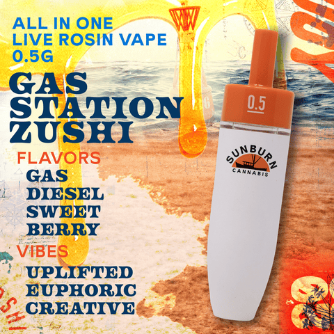 Gas Station Zushi 0.5g Live Rosin AIO