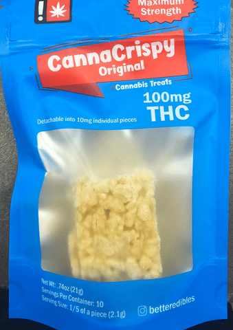 CannaCrispy | Original Rice Crispy Treat (Hybrid) | 100mg