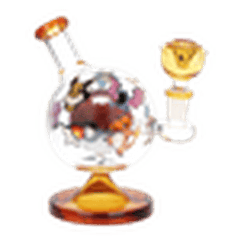 Playful Creatures Ball Glass Water Pipe