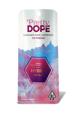 KB - PRETTY DOPE - THC VAPE - 24K GOLD - 1G