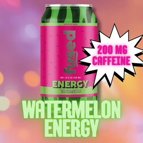 Fused | Watermelon Energy Seltzer (12Oz) | 30Mg