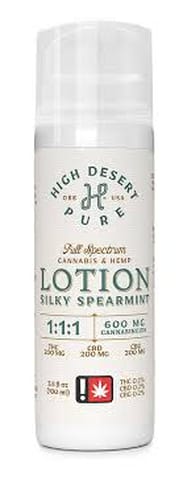 High Desert Pure | Lotion | 1:1:1 Silky Spearmint