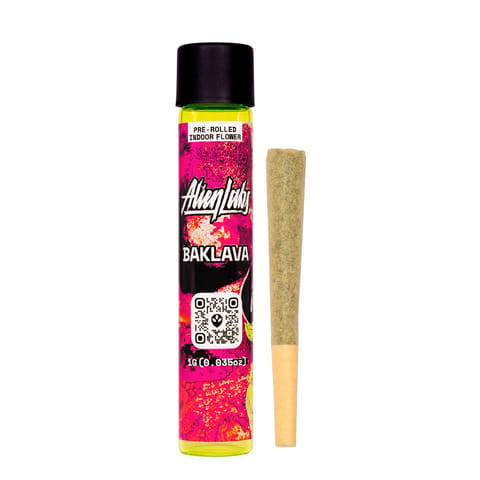KB - ALIEN LABS - INDOOR PREROLL - BAKLAVA - 1G