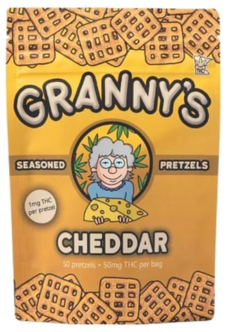 Cheddar THC Pretzels