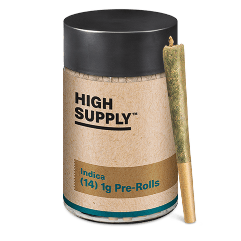 High Supply - Blue Bath - Indica Preroll (14ct) - 14g