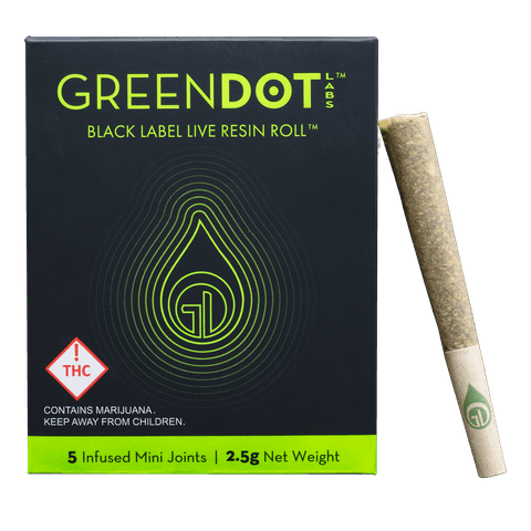 5-Pack Infused Joints | Green Dot - | Gimlet + Lime Heads x Soul Cleanser