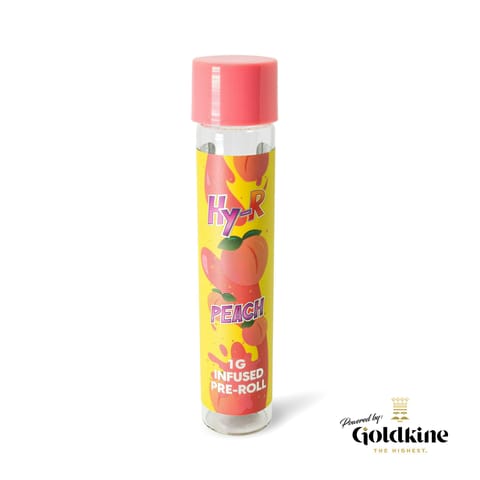 Hy-R - Peach - 1 Pack Preroll Case (1g)