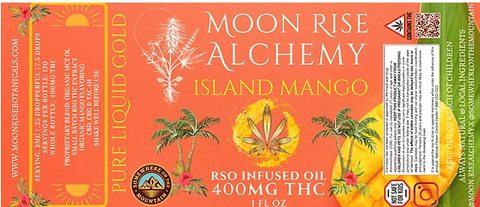 Island Mango RSO Infused Oil 400mgTHC
