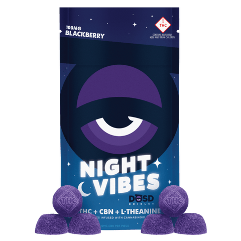 DOSD | Night Vibes Blackberry 1:1 | 100mg Gummies