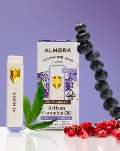 Almora | Berry OG| Full Spectrum | Live Resin | All In One | Hybrid | 1g