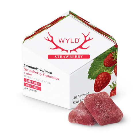 Wyld CBD Gummies | 20:1 Strawberry 10mg