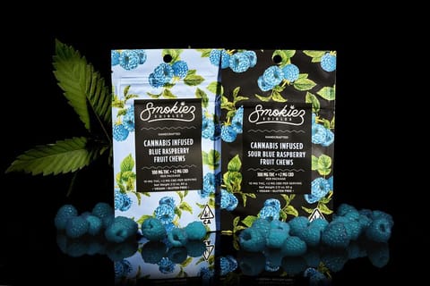 Smokiez Sour Blueraspberry Gummies 10mg 10pk