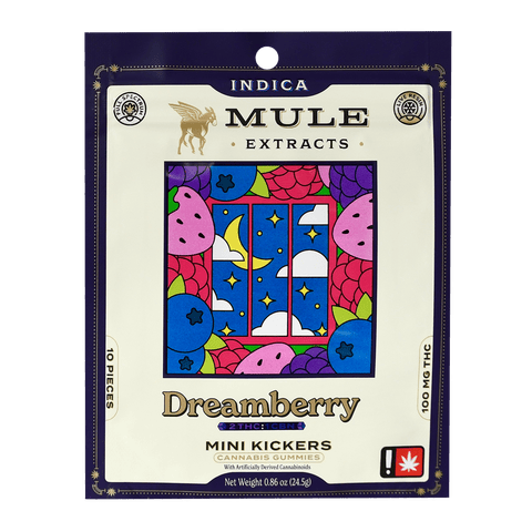 Mule Kicker Gummies | Dreamberry 100mg