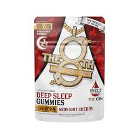 Midnight Cherry 200mg Live Resin Deep Sleep Gummies | The 8th by White Boy Rick