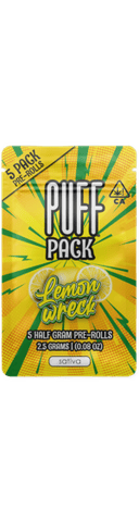 Puff - Lemon Wreck | 0.5G 5pk Pre-Rolls