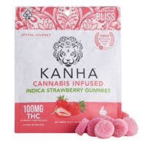 Kanha | Strawberry (I) | 10mg THC x 10 Gummies