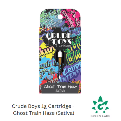 (REC) Crude Boys 1g Cartridge - Ghost Train Haze (Sativa) - REC - 1.0g