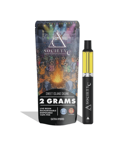 Society C Live Resin Disposable Sweet Island Skunk 2g
