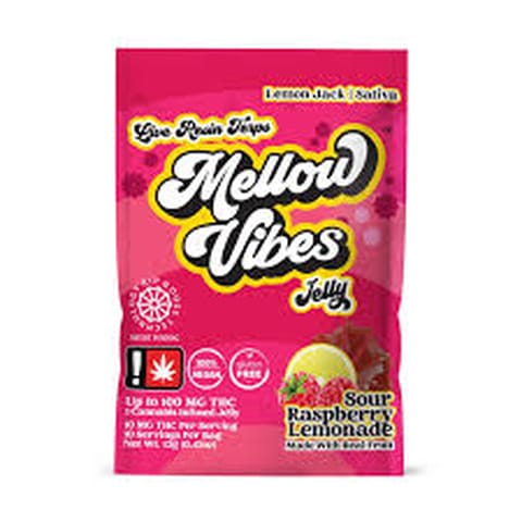 Raspberry Lemonade ROSIN Jellys 100MG (Mellow Vibes)
