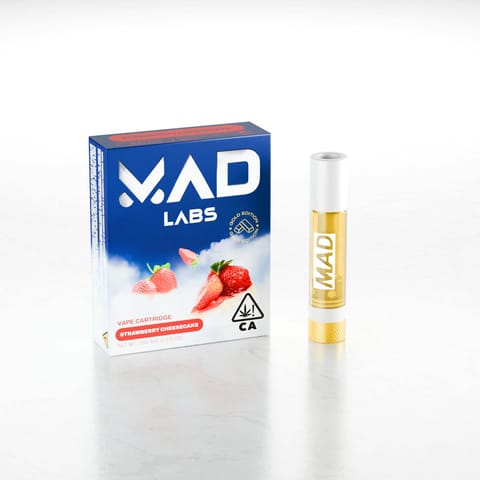 Mad Labs - Strawberry Cheescake - 1g Cartridge ( Gold Edition )