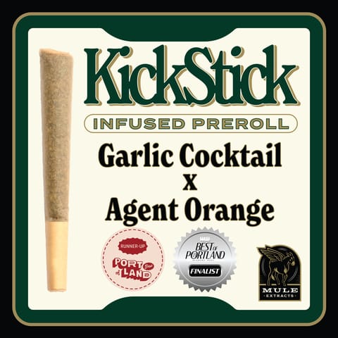 Mule | Garlic Cocktail & Agent Orange | 1G | Infused Preroll