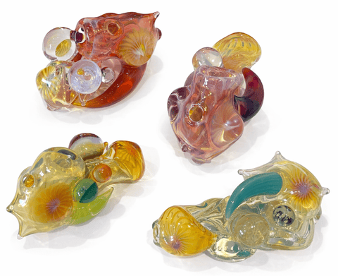 Custom Blown Glass Pipe