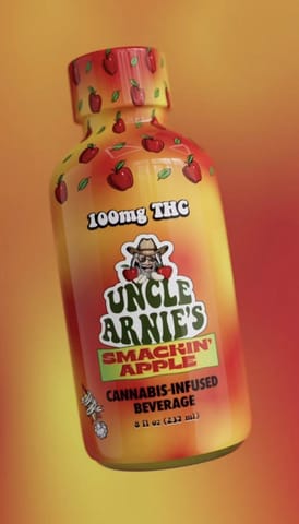 Uncle Arnies | Smackin' Apple | 100mg Infused Beverage