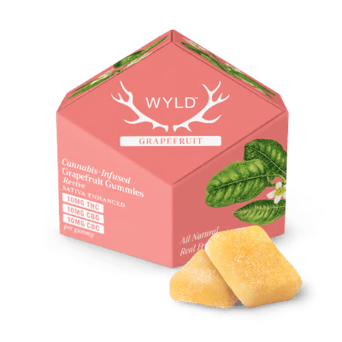 Wyld | Grapefruit 1:1:1 THC:CBG:CBC Sativa Enhanced Gummies