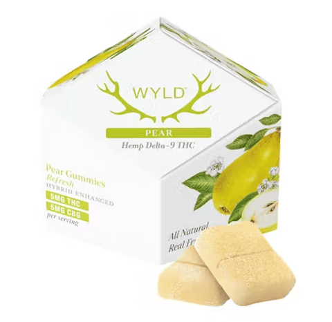 Pear - Hybrid Enhanced THC Gummies - 10mg THC, 10mg CBG - 5ct.
