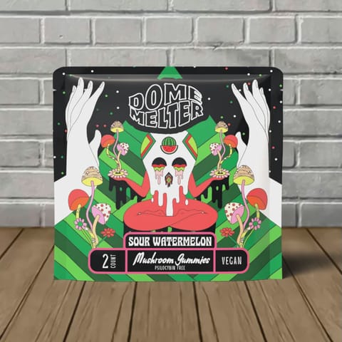 Dome Melter Magic Mushies 2 Ct Sour Watermelon