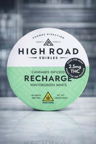 High Road WinterGreen Sativa Mints 2.5mg 40pk