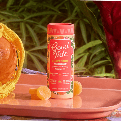 Good Tide - Grapefruit 1:1:1 THC:CBD:CBC Sativa - Gummies - 100mg