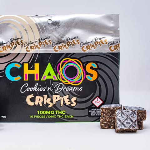 Chaos Crispies Cookies N Cream 100mg