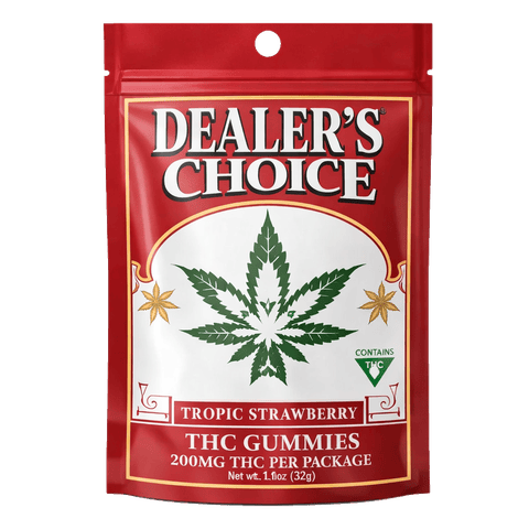 DEALER'S CHOICE | TROPIC STRAWBERRY 4X50MG | GUMMY | 200MG