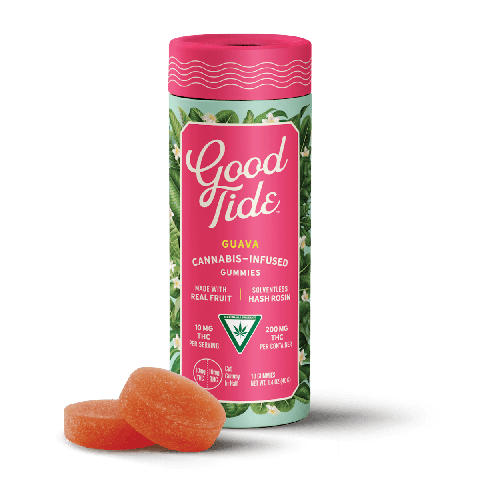 Guava 200mg Balanced Hash Rosin Gummies | Good Tide