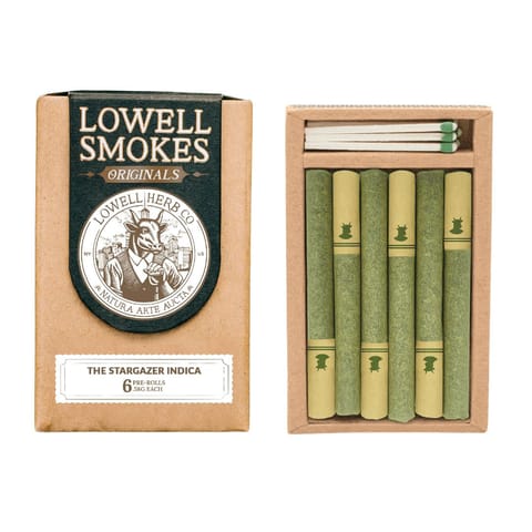 Lowell Herb Co - Prerolls 6 .6g - Star Gazer