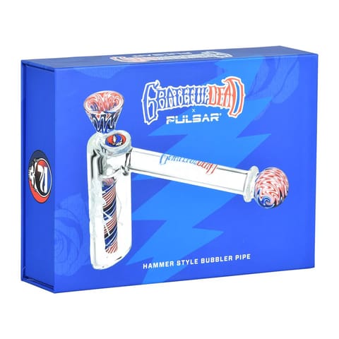 Grateful Dead x Pulsar Wig Wag Hammer Bubbler | 6.25" | 14mm F