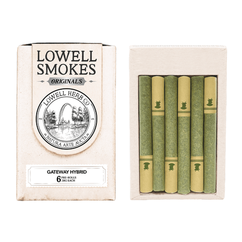Lowell Originals - The Gateway Hybrid - .58g 6pk Prerolls