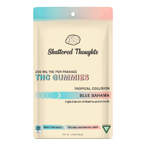 Blue Bahama 200mg Gummies | Shattered Thoughts
