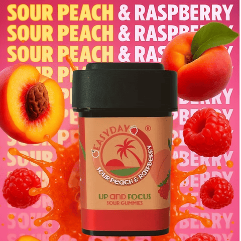 Easyday | Sour Peach & Raspberry | Edible | 20mg (10-Pack)